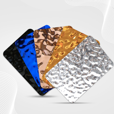 Jakość Luxury 3d Water Ripple węgiel drzewny tabliczka Fabryka dostawę Karbonu Crystal Plate Panel ściany fabryka