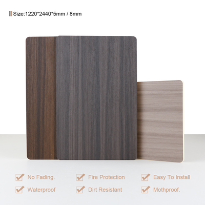 Jakość Bezzapachowy panel ścienny z włókna bambusowego Arkusze forniru z drewna 1220 * 2440 mm fabryka
